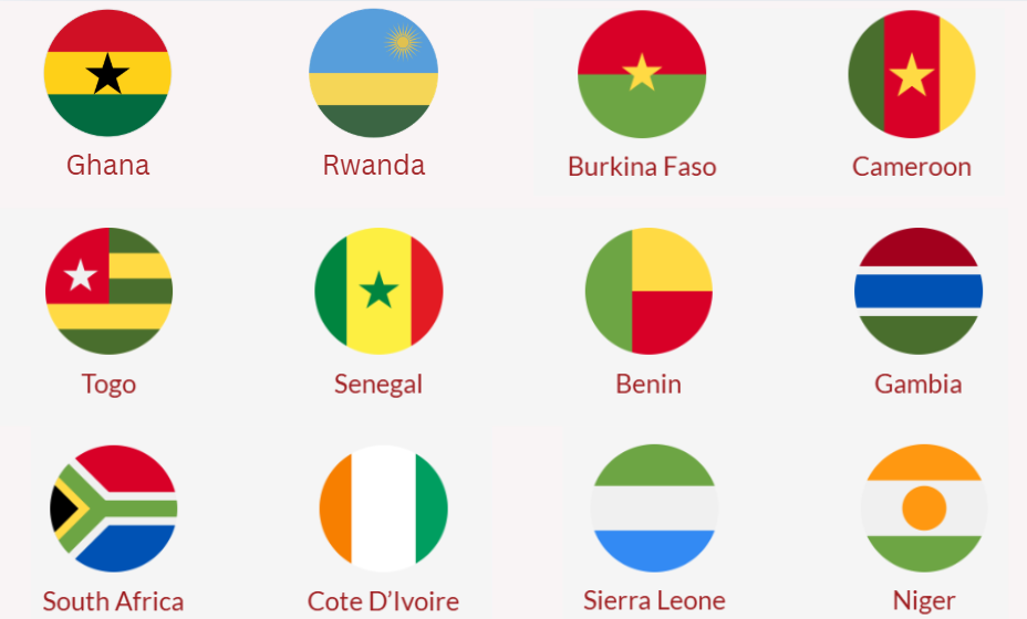 International attendees by country